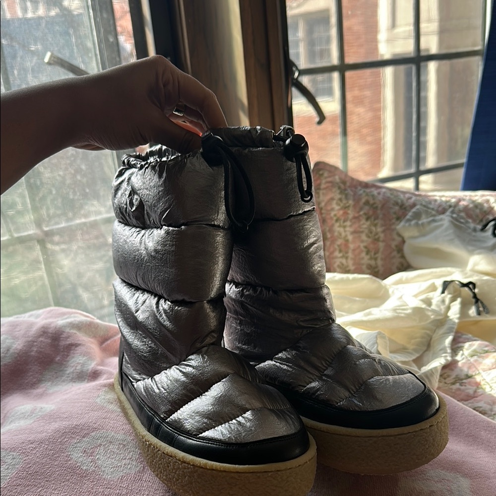 Isabel Marant Silver Snow Boots - Picture 4 of 5
